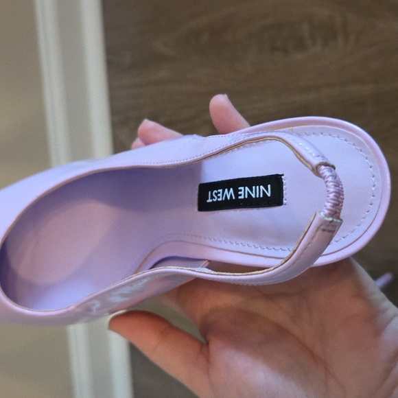Nine West Women's Lavender Slingback Heels - Picture 5 of 5